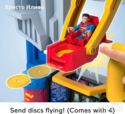 Голям комплект за игра Батман и Супермен Imaginext Fisher Price Batman, снимка 4 - Други - 48565274