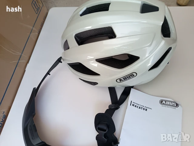 Велосипедна каска ABUS Macator Racing, размер S / (51-55 см), снимка 9 - Аксесоари за велосипеди - 50784380