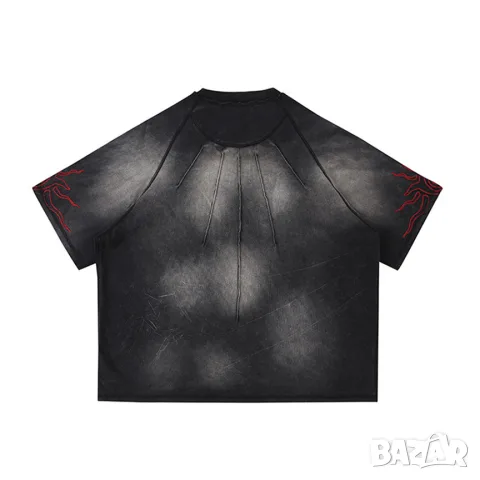 UNISEX Тениска Personsoul Sun Totem Бродирана, Размер М, снимка 2 - Тениски - 56140193