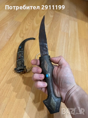 Декоративна арабска кама / ханджар, снимка 9 - Антикварни и старинни предмети - 53333899