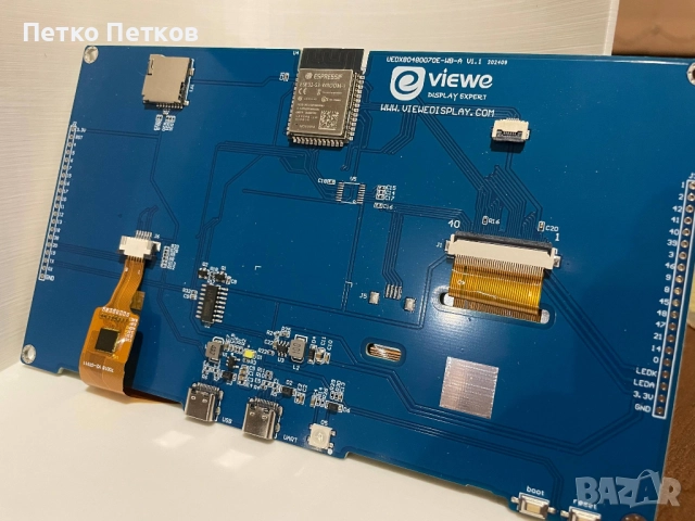 ESP32-S3 7инчов Екран с Touch screen, снимка 2 - Друга електроника - 52436272