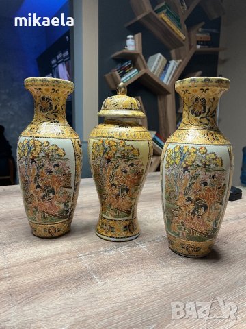 Автентични винтидж порцеланови вази , снимка 3 - Декорация за дома - 44199984