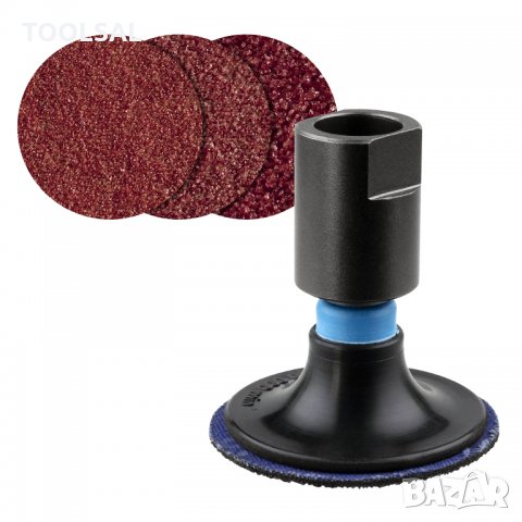 Подложна шайба Wolfcraft за ъглошлайф за шлайфане комплект 4 части ф 50 мм, M14, снимка 1