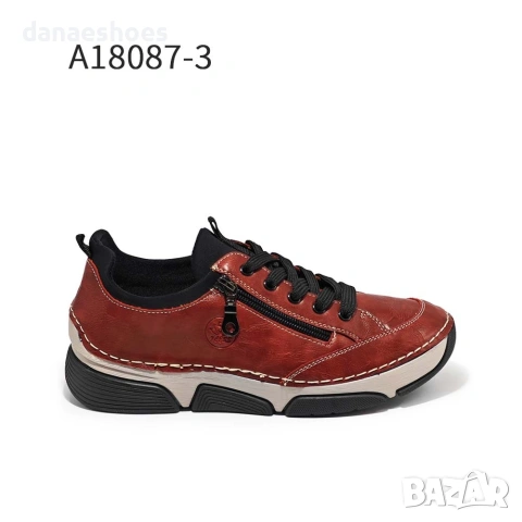 Дамски спортни обувки с връзки и цип , снимка 15 - Дамски ежедневни обувки - 53060085