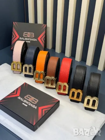 колани от естествена кожа в кутия 3см balenciaga 