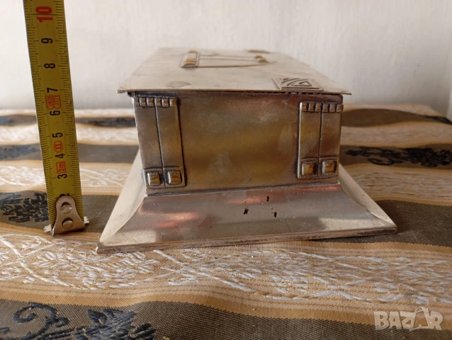 Стара кутия за бижута арт нуво wmf, снимка 4 - Антикварни и старинни предмети - 50895463