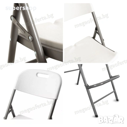 Сгъваем Бар Стол, Елегантен Висок Коктейлен Стол за Празненства , снимка 10 - Маси - 54181363