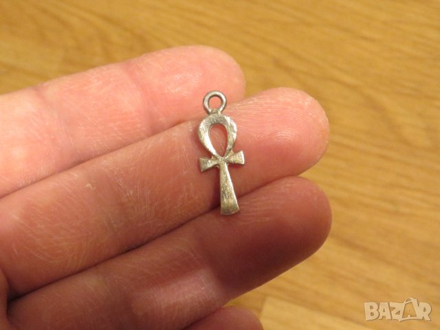 сребърен медальон, сребърно колие, сребърен кръст сребърен египетски кръст на вечноста  АНХК сребро, снимка 3 - Колиета, медальони, синджири - 29306942