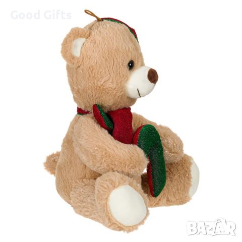 Коледна играчка плюшено Мече, 32см, снимка 2 - Плюшени играчки - 42791570