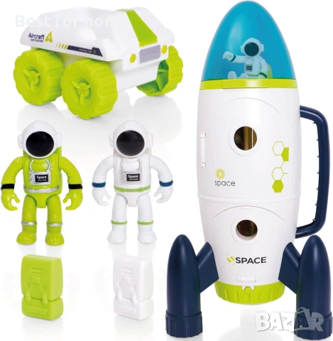 Комплект космическа ракета Science Kidz - Космически играчки за деца на възраст 3, 4, 5 години , снимка 4 - Други - 54070468