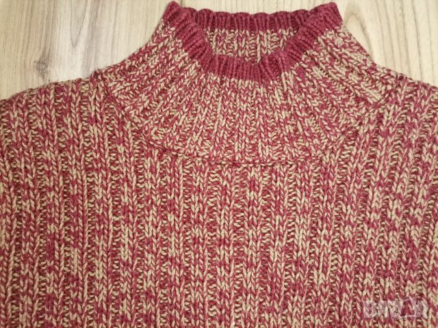 Дамски пуловер TOM TAYLOR, оригинал, size XS, 100% памук, мн. топъл, мн. запазен, отлично състояние, снимка 2 - Блузи с дълъг ръкав и пуловери - 35083294