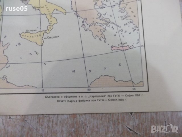 Карти "Европа през XVI в." и "Европа през XVII в.", снимка 3 - Други ценни предмети - 31228445