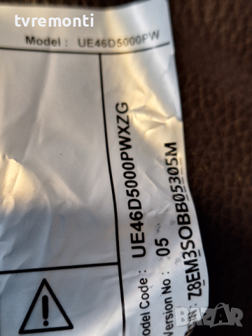 T-CON BN41-01678A S100FAPC2LV0.3  for 46inc for SAMSUNG UE46D5000 DISPLAY LTJ460HN01-J​, снимка 5 - Части и Платки - 44745856