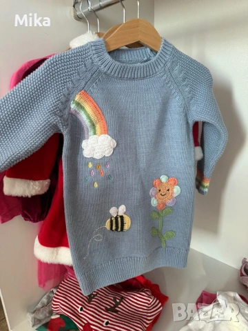 Лот дрешки за момиче 74 - 86 см Next Zara H&M, снимка 2 - Детски комплекти - 54013852