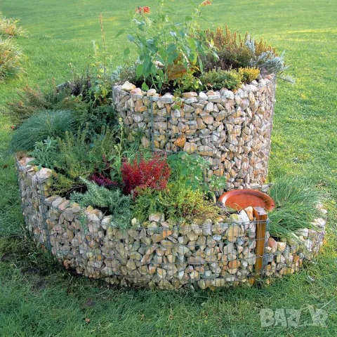 Габиони цветарници и повдигнати лехи --Кашпи, Саксии --Интериор, барбекю, езерце, водопад.. Декорати, снимка 6 - Градински мебели, декорация  - 47531053