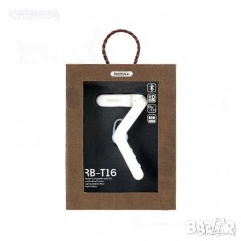 Bluetooth слушалка Remax - Бял, Черен, снимка 2 - Bluetooth слушалки - 35155717