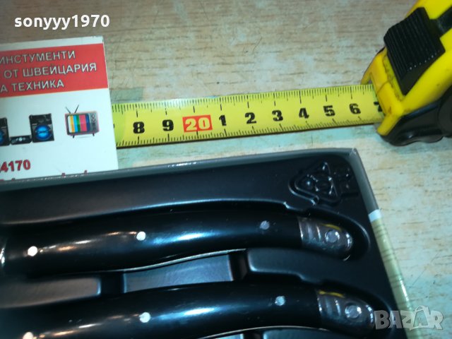 laguiole black-6бр МАРКОВИ ножа 1002211241, снимка 6 - Колекции - 31757099