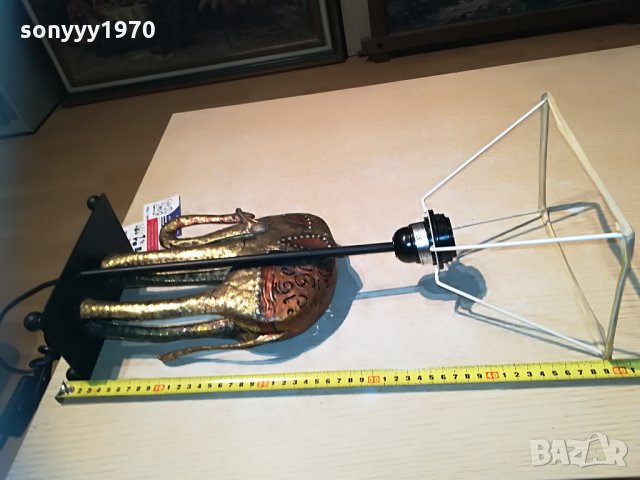 метален слон-лампа-50см-внос франция, снимка 16 - Колекции - 29563049