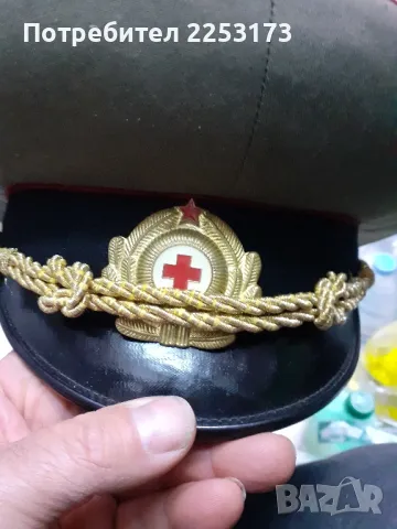 Стара офицерска фуражка танкови.ЗРВ.Военен лекар, снимка 6 - Антикварни и старинни предмети - 40625648