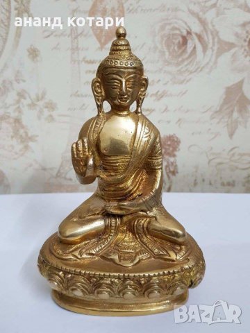Буда статуя -12,5см, снимка 1 - Статуетки - 21069594