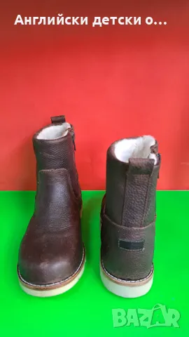 Английски детски боти естествена кожа, снимка 8 - Детски боти и ботуши - 48771226