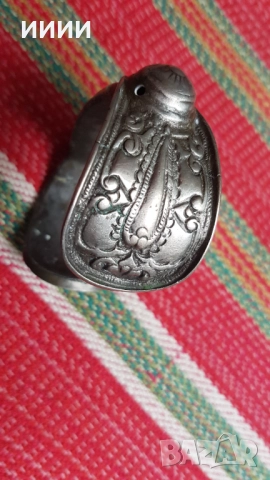 Сребърна гривна рогатка , снимка 4 - Антикварни и старинни предмети - 52079293
