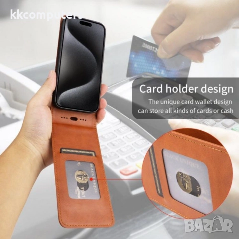 Motorola Moto G05 4G / E15 4G Flip2 Кожен Калъф и Скрийн Протектор, снимка 9 - Калъфи, кейсове - 52674067