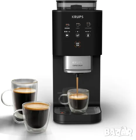 Кафеавтомат Krups Coffee Crush Extra, само 15 см широк