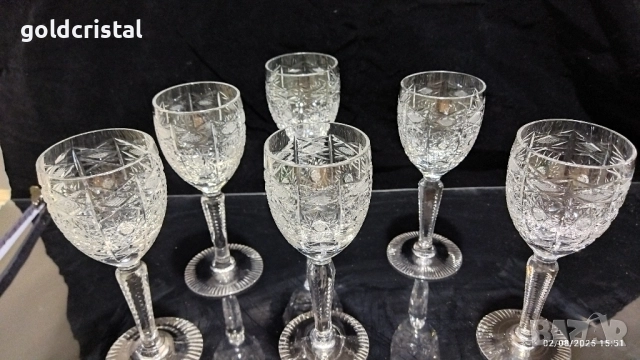 кристални чаши , снимка 2 - Други ценни предмети - 14142138