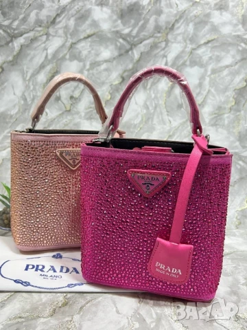 чанти с камъни prada , снимка 10 - Чанти - 50745497