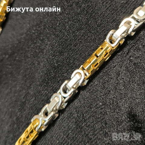 Ланец от медицинска стомана, снимка 2 - Колиета, медальони, синджири - 54185404