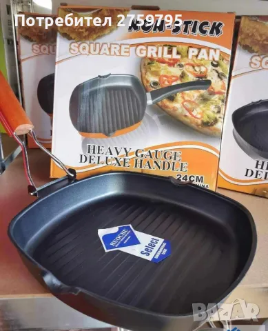 НОВО.Грил тиган с незалепващо покритие., снимка 2 - Скари - 48180594