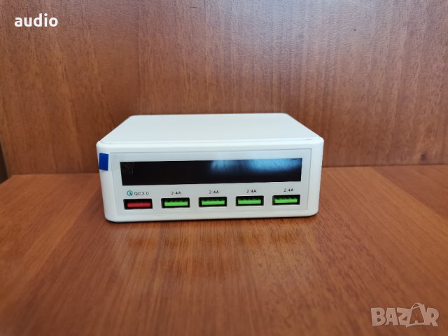 Зарядно 5 USB 2.4A  Aixxco, снимка 1 - Друга електроника - 29928281