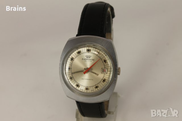 1960's Everswiss De Luxe Швейцарски Ръчен Часовник 