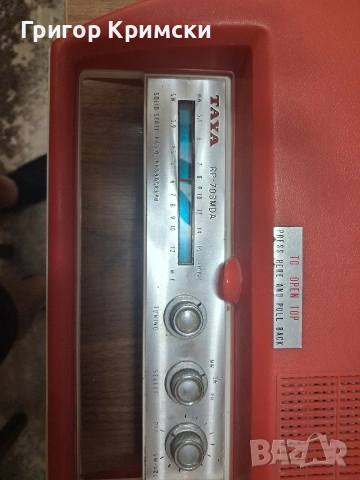 Радио грамофон Japan TAYA Radio Phonograph, снимка 3 - Грамофони - 53905026