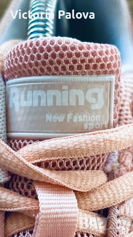 Дамски маратонки Running New Fashion, Розови, Nº40, снимка 4 - Маратонки - 54152275