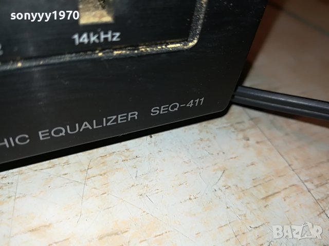 SONY SEQ-411 EQUALIZER-MADE IN JAPAN 0608222018, снимка 13 - Ресийвъри, усилватели, смесителни пултове - 37615949