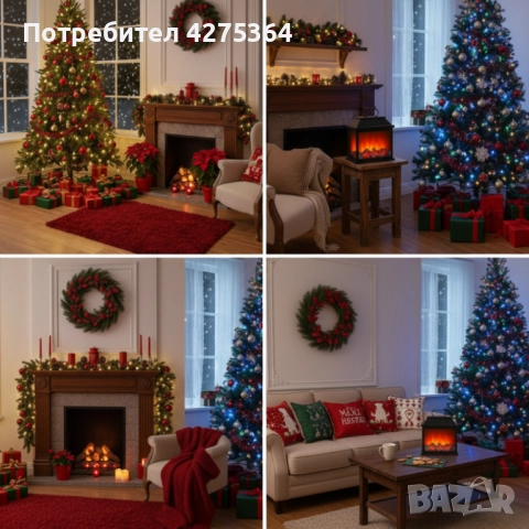 Декоративен LED фенер - камина, снимка 4 - Декорация за дома - 52261852