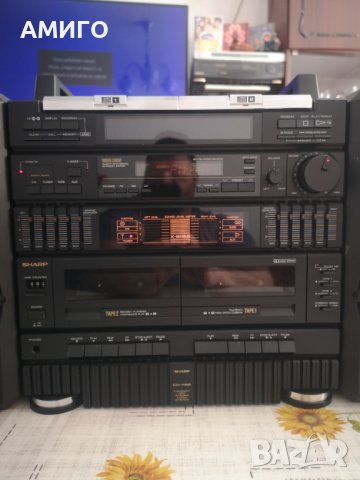 Продавам стерео уредба с два диска SHARP CD-X99H[BK] , снимка 3 - Аудиосистеми - 42590568