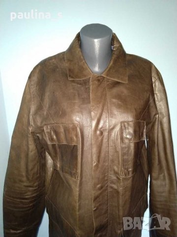Яке "Tommy Hilfiger"® genuine leather / естествена кожа / голям размер , снимка 8 - Якета - 29572677
