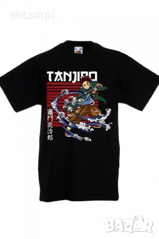 Детска тениска Demon Slayer Tanjiro Kamado 01,Анимация,игра,Празник,Повод