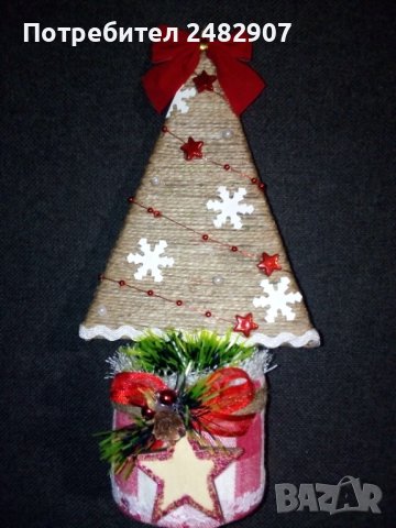 Ръчно изработена Коледна декорация , снимка 10 - Коледни подаръци - 39050606