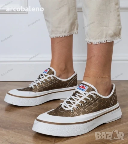 Дамски кецове на платформа Greta, 3цвята , снимка 6 - Кецове - 51077270