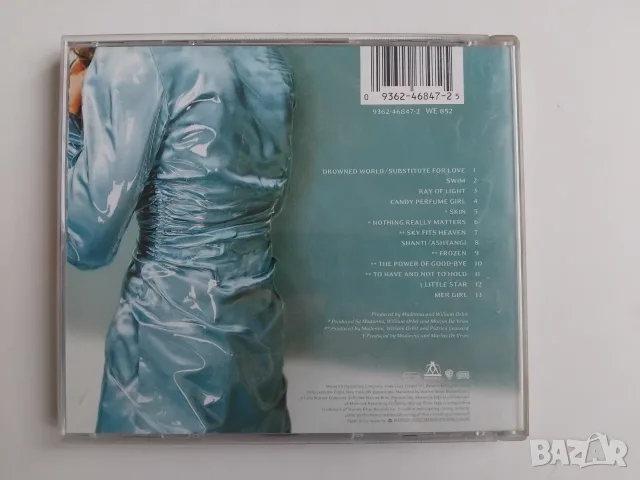 Madonna – Ray Of Light - оригинален диск музика, снимка 2 - CD дискове - 56507457