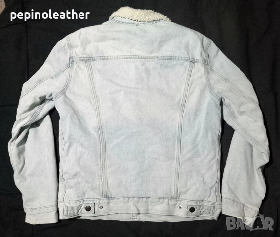 Оригинално дънково яке ЛЕВИС LEVI'S®  Premium Quality Big E Type 3 Sherpa Standard Trucker Jean Jack, снимка 8 - Якета - 52793702