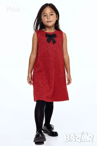 Червена рокля H&M 134/140 см.