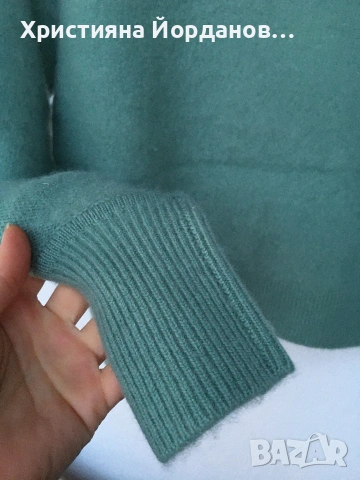 пуловер 100% плътен кашмир, ХС, снимка 2 - Блузи с дълъг ръкав и пуловери - 53078589