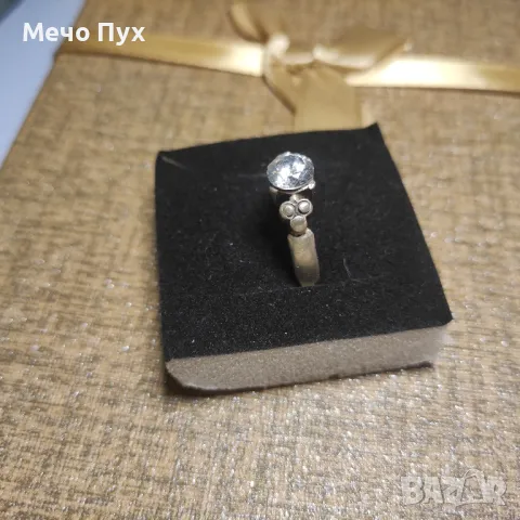 Сребърен пръстен (245), снимка 4 - Пръстени - 48146950