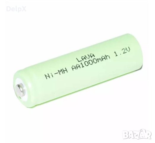 Акумулаторна батерия LAVA, 1,2V, 1000mAh, AA, R06, Ni-MH