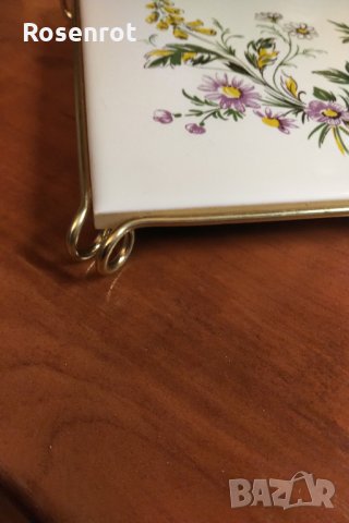 Порцеланова плочка с месингова основа , снимка 3 - Декорация за дома - 30847337